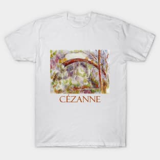 The River at the Bridge of Three Sources (1906) by Paul Cezanne T-Shirt